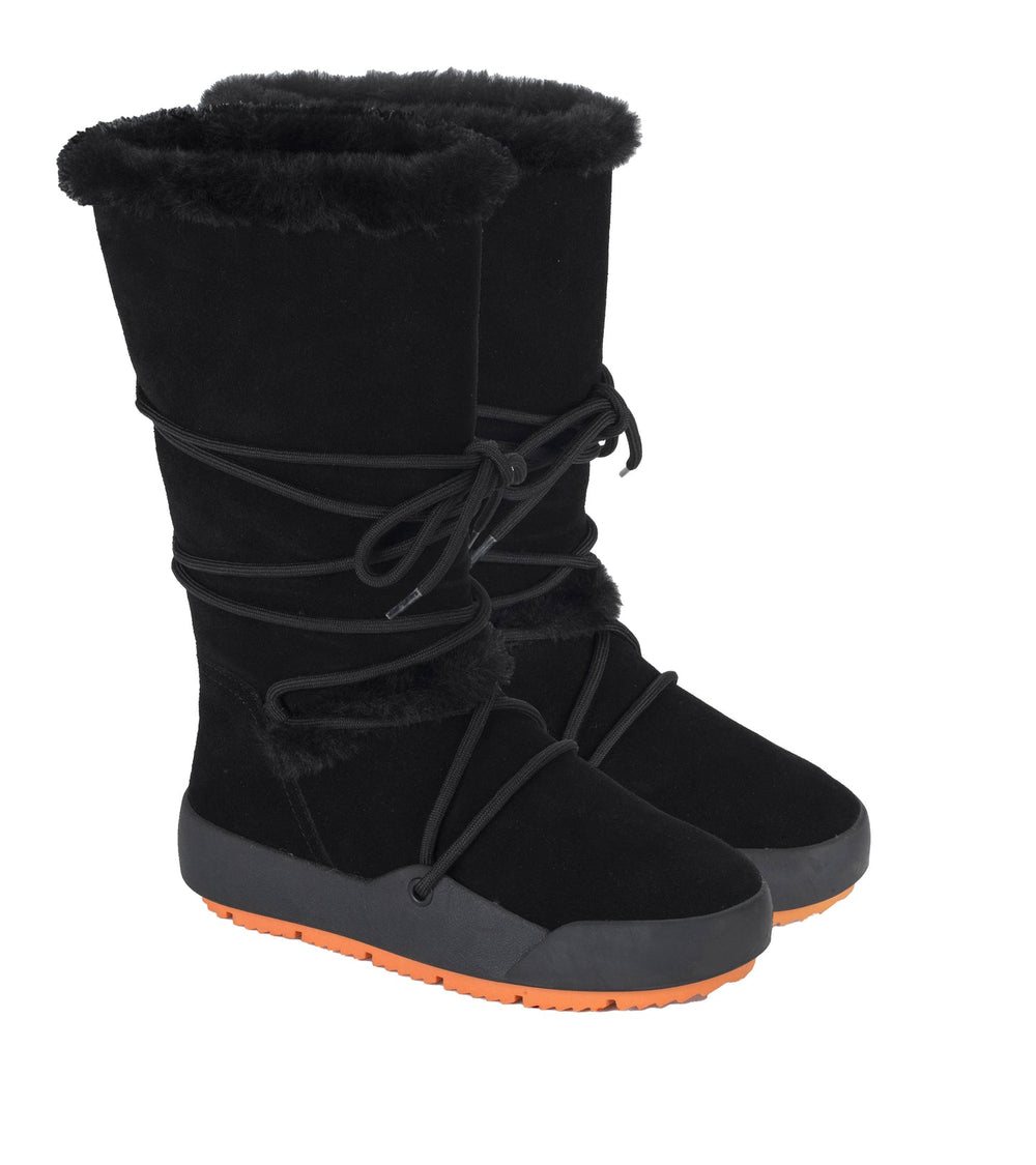 Danney Cold Weather Boot Black Suede - Women