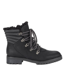 Dennison Lace Up Boot Black - Women
