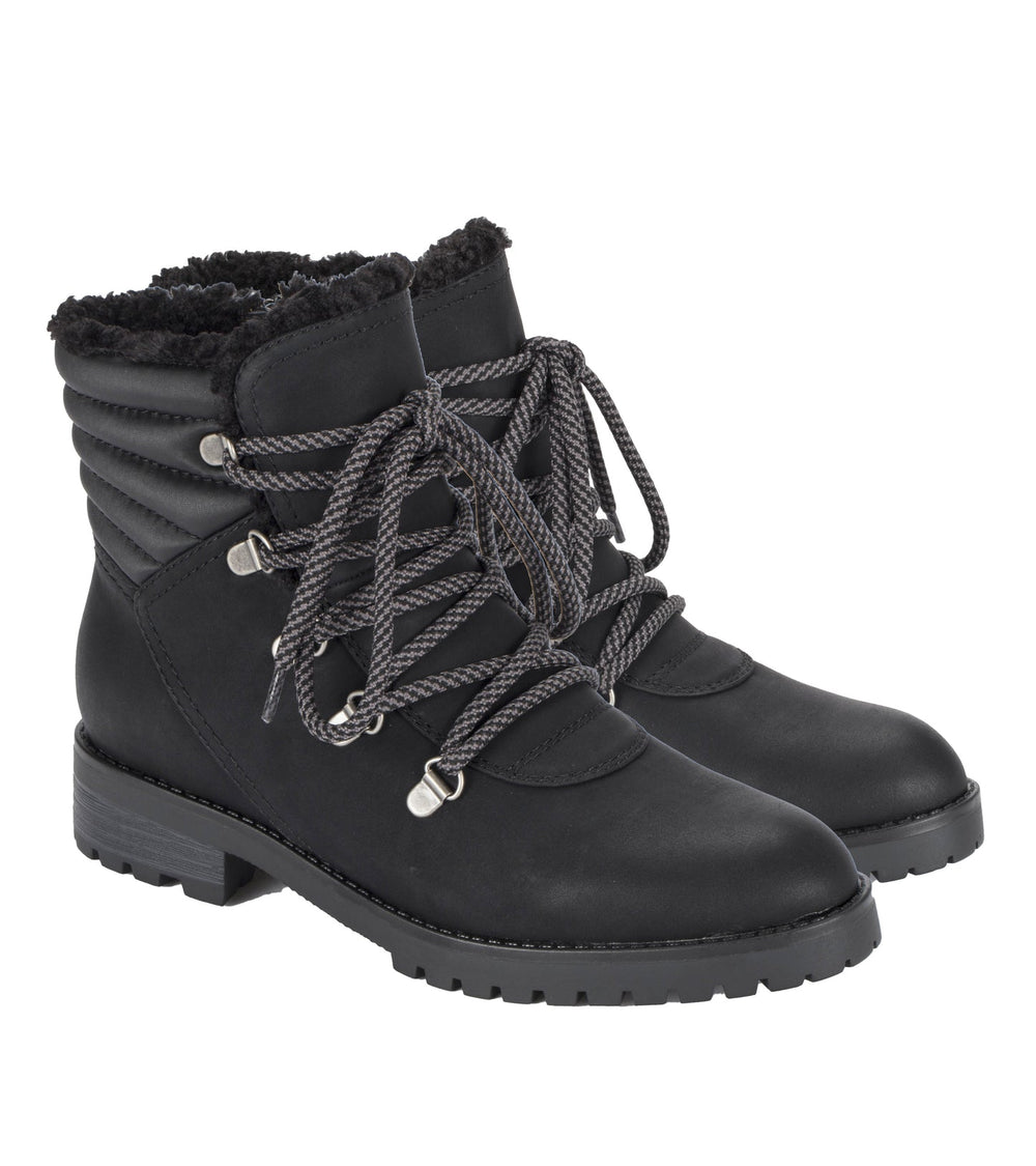 Dennison Lace Up Boot Black - Women