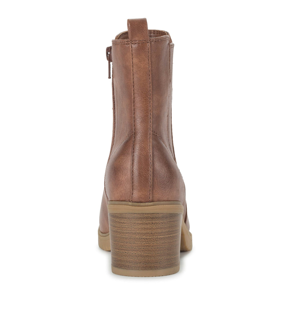 Feeney Block Heel Boot Brush Brown - Women