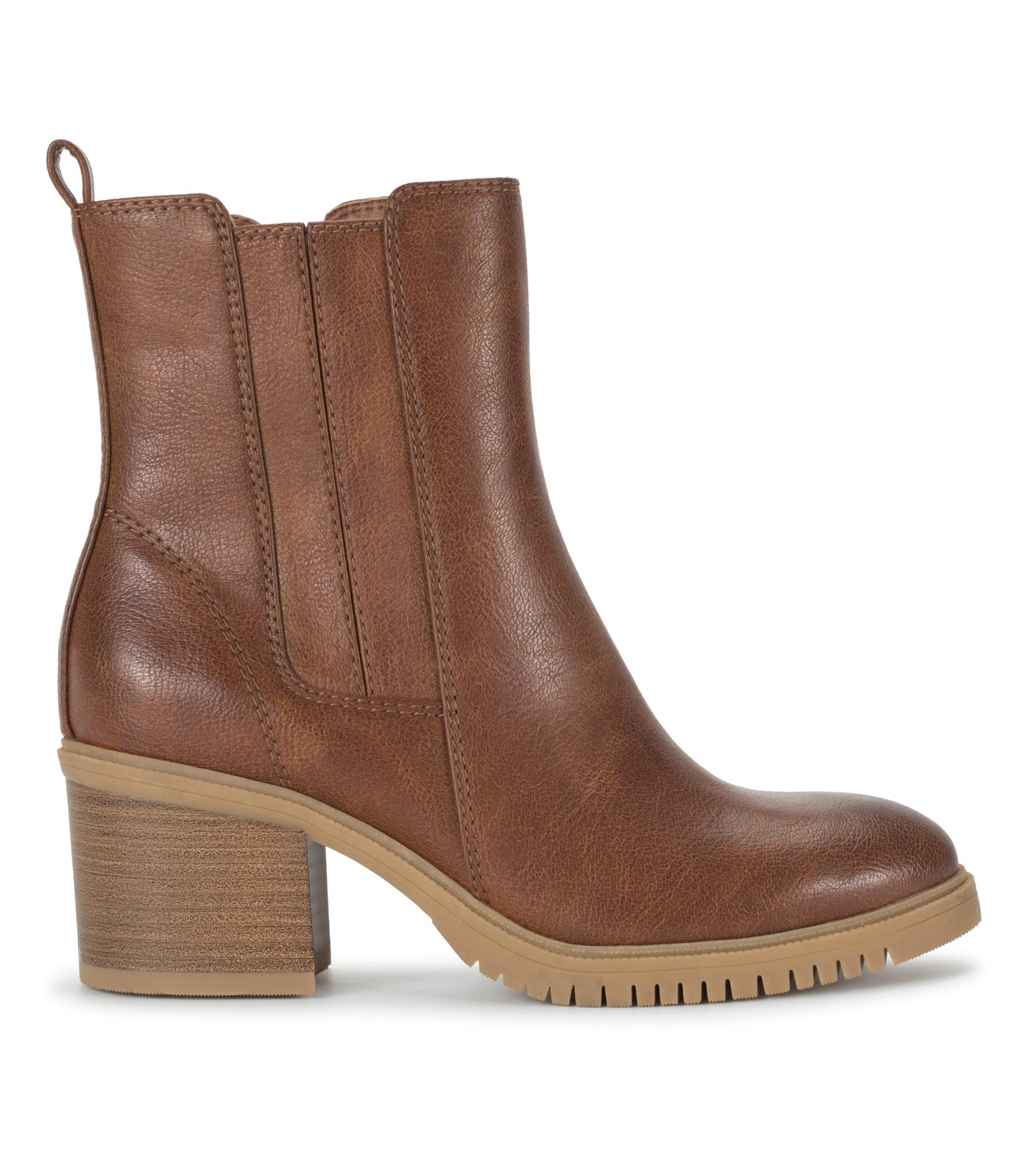 Feeney Block Heel Boot Cognac - Women