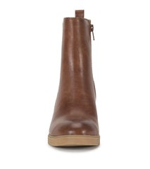 Feeney Block Heel Boot Cognac - Women