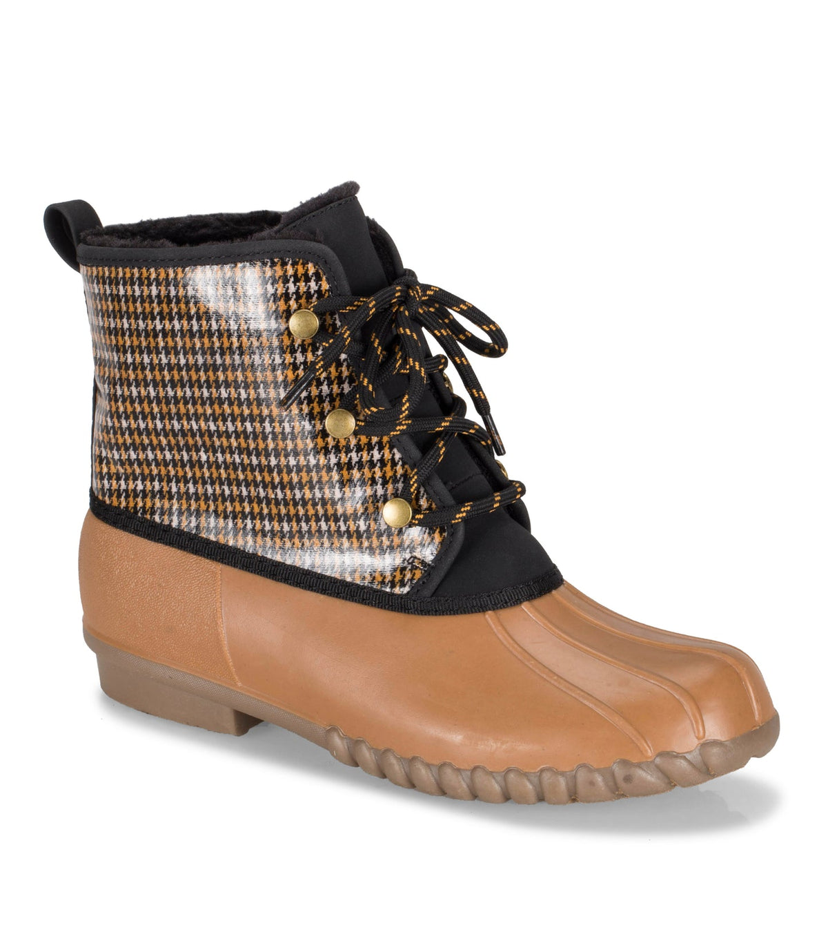 Fernanda Duck Boot Camel Multi - Women
