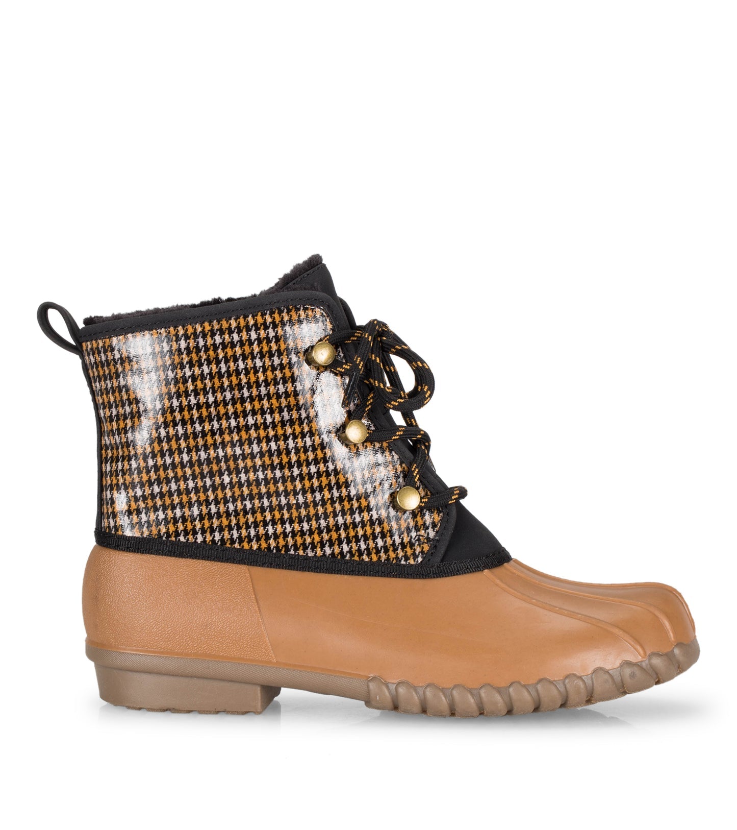Fernanda Duck Boot Camel Multi - Women