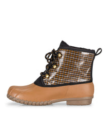 Fernanda Duck Boot Camel Multi - Women