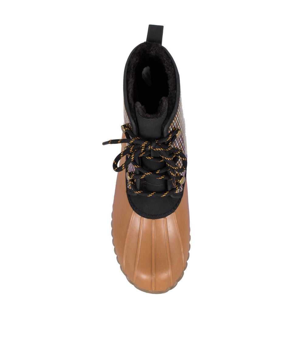 Fernanda Duck Boot Camel Multi - Women