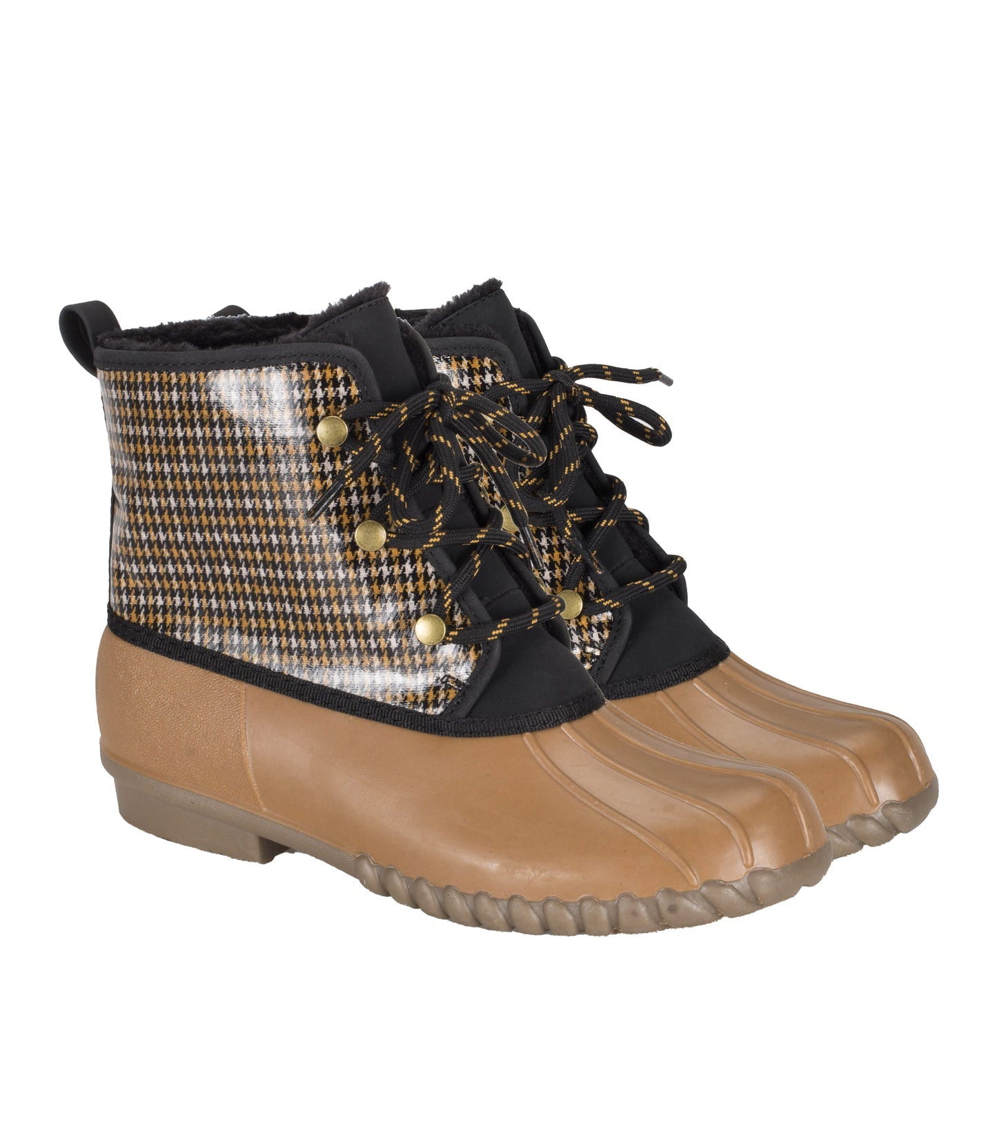 Fernanda Duck Boot Camel Multi - Women