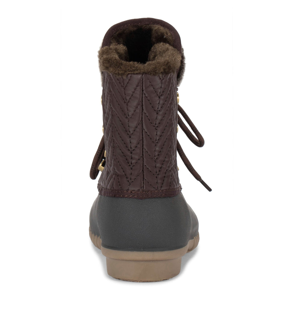 Flash Duck Boot Dark Brown - Women