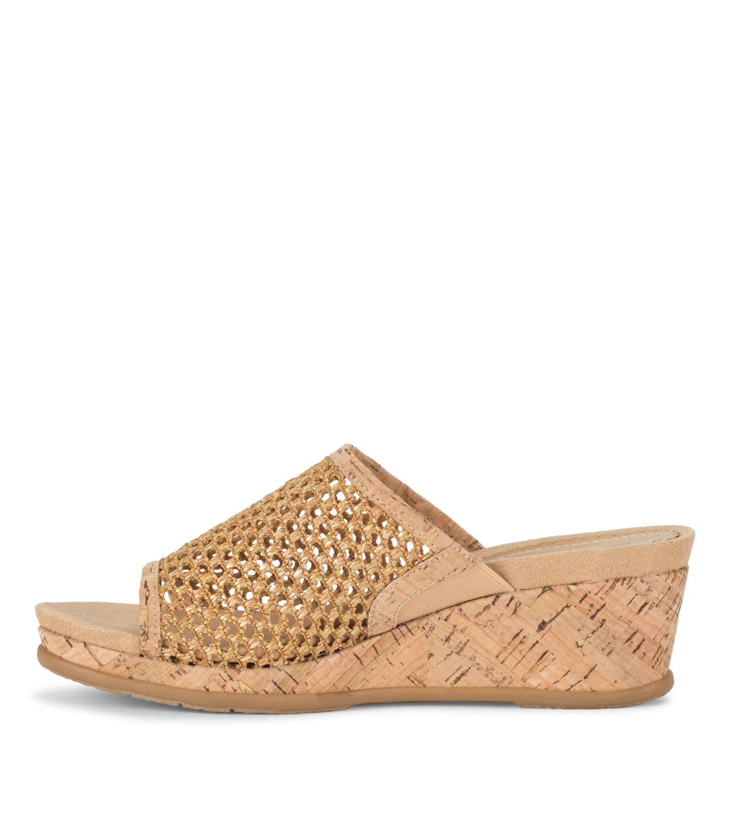 Flossey Wedge Slide Sandal Natural - Women