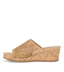 Flossey Wedge Slide Sandal Natural - Women