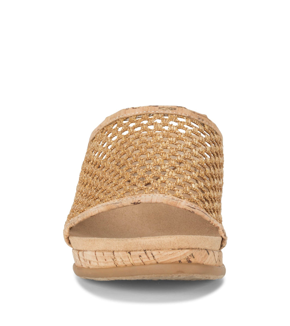 Flossey Wedge Slide Sandal Natural - Women