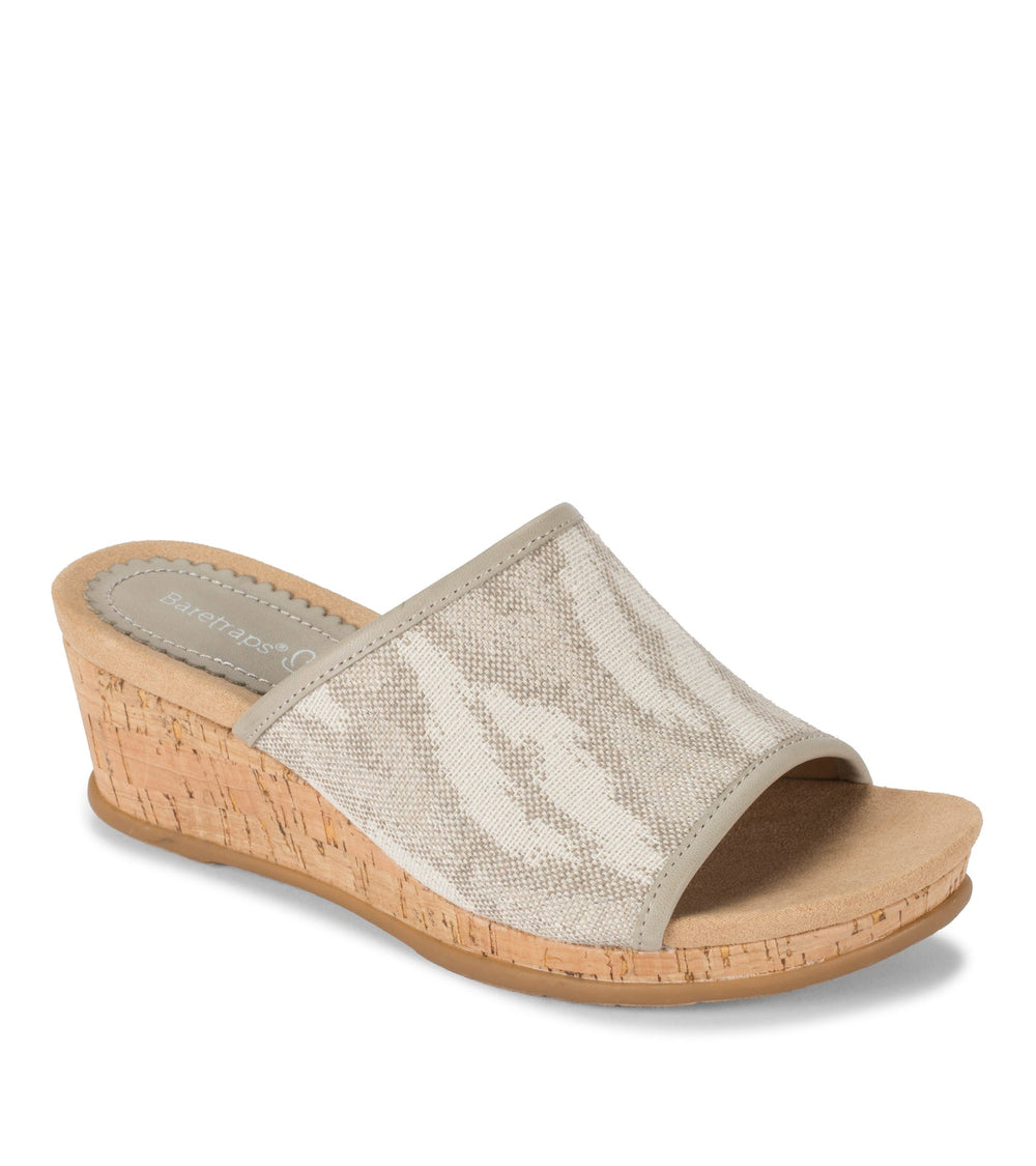 Flossey Wedge Slide Sandal Natural Ikat - Women