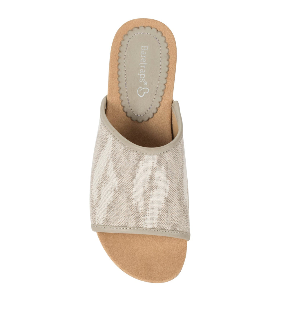 Flossey Wedge Slide Sandal Natural Ikat - Women