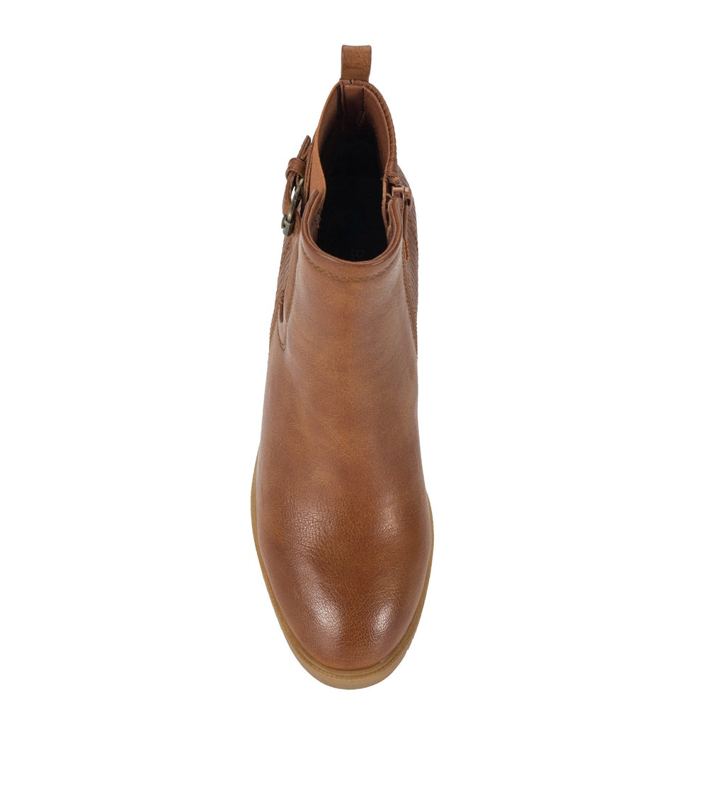 Fremily Block Heel Boot Acorn - Women