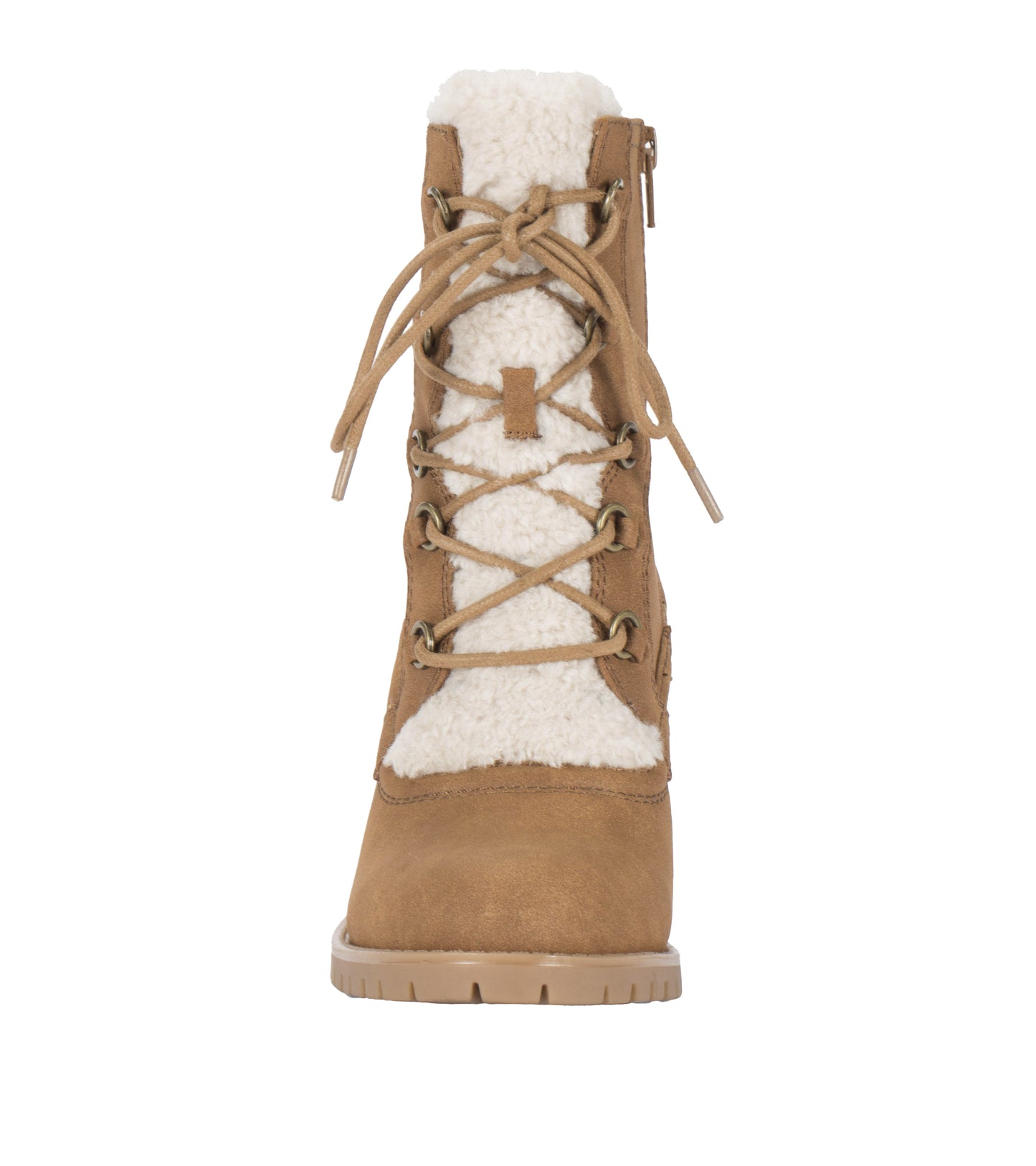 Hadlee Lace Up Bootie Cognac - Women