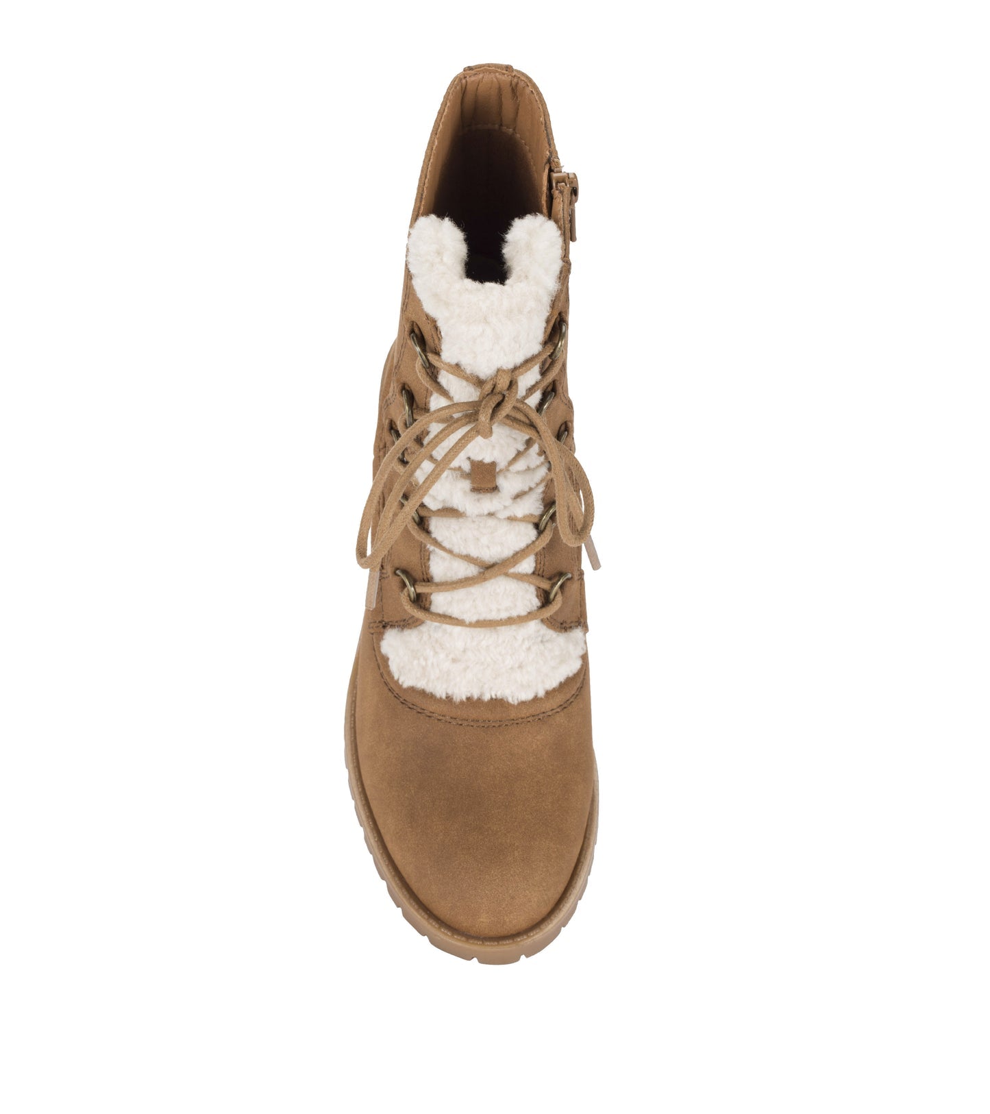 Hadlee Lace Up Bootie Cognac - Women