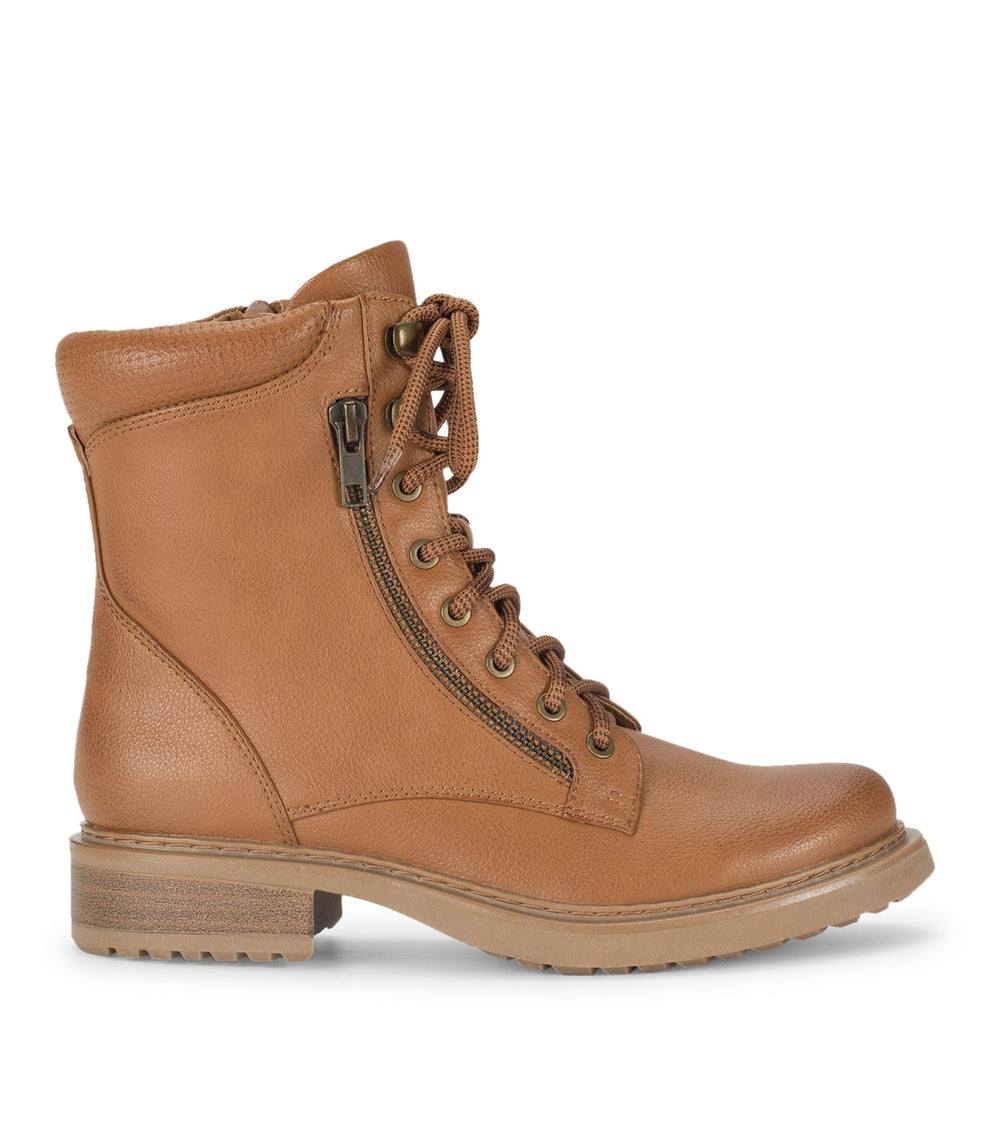 Holden Lace Up Bootie Dark Cognac - Women