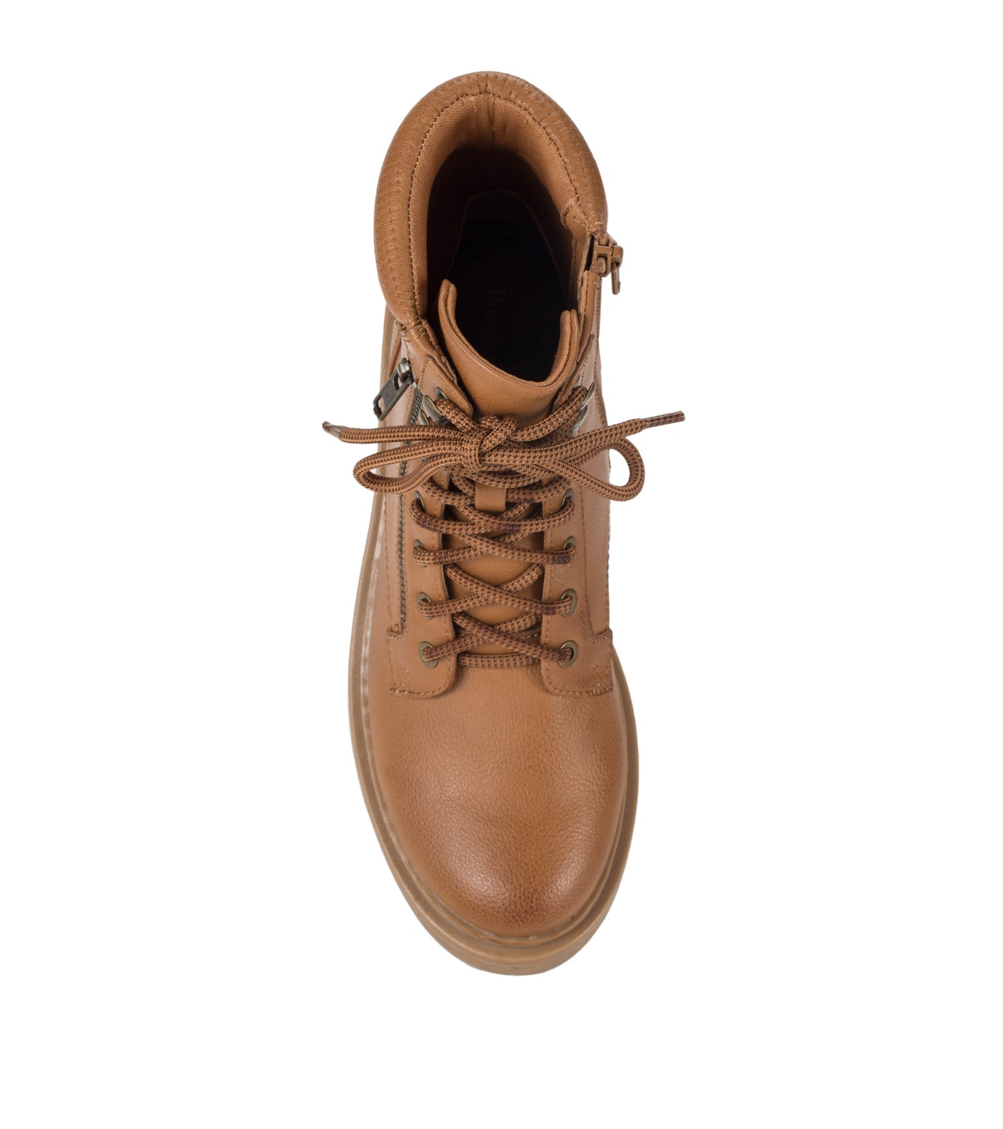 Holden Lace Up Bootie Dark Cognac - Women