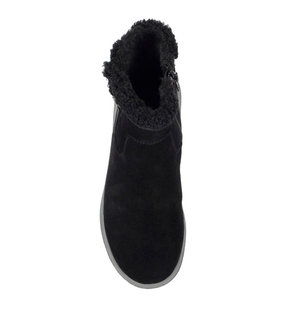 Kalina Cold Weather Bootie Black Suede - Women