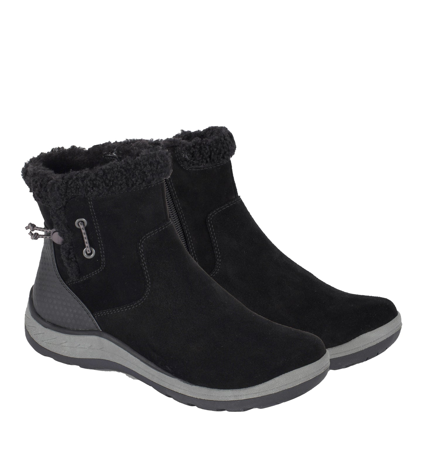 Kalina Cold Weather Bootie Black Suede - Women