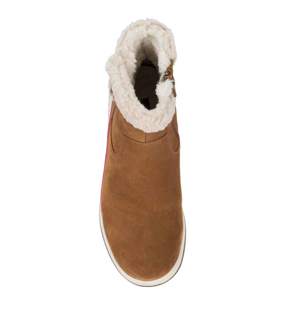 Kalina Cold Weather Bootie Cognac Suede - Women