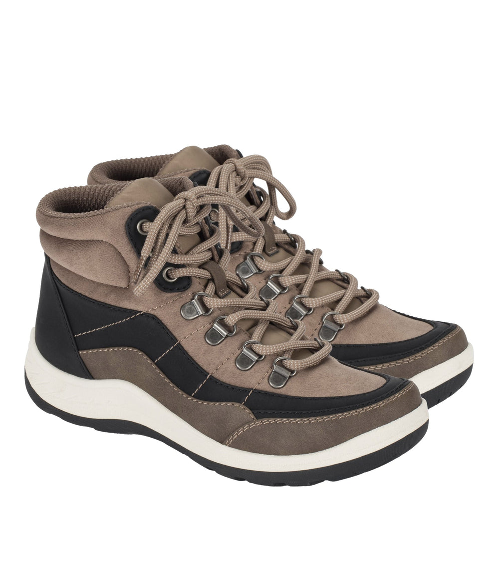 Kamber Lace Up Boot Taupe Multi - Women
