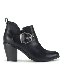 Karina Block Heel Ankle Bootie Black - Women