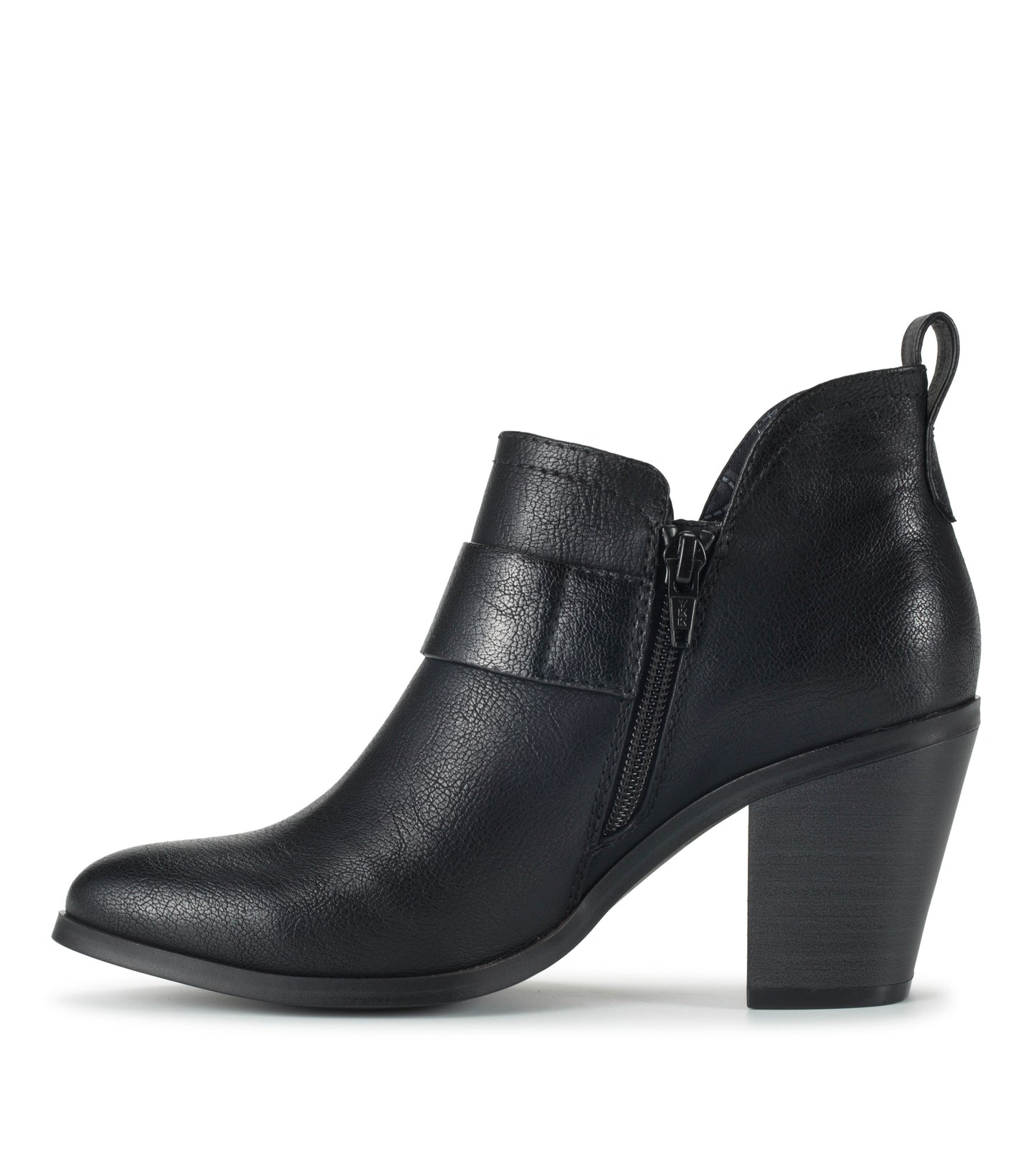 Karina Block Heel Ankle Bootie Black - Women