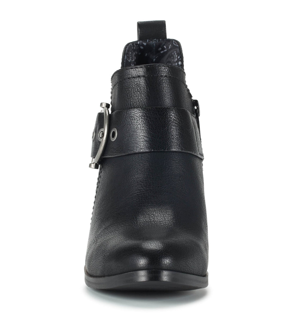 Karina Block Heel Ankle Bootie Black - Women