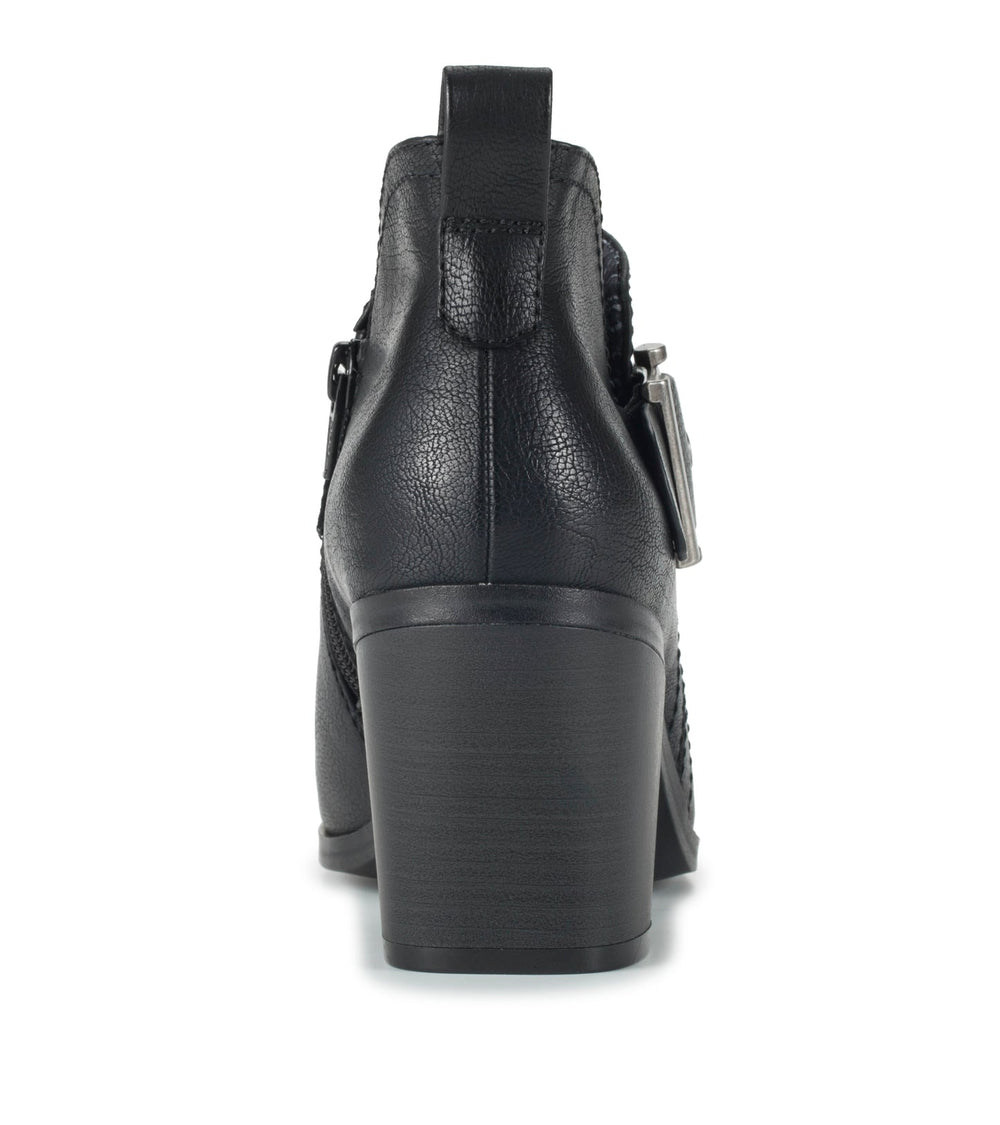 Karina Block Heel Ankle Bootie Black - Women