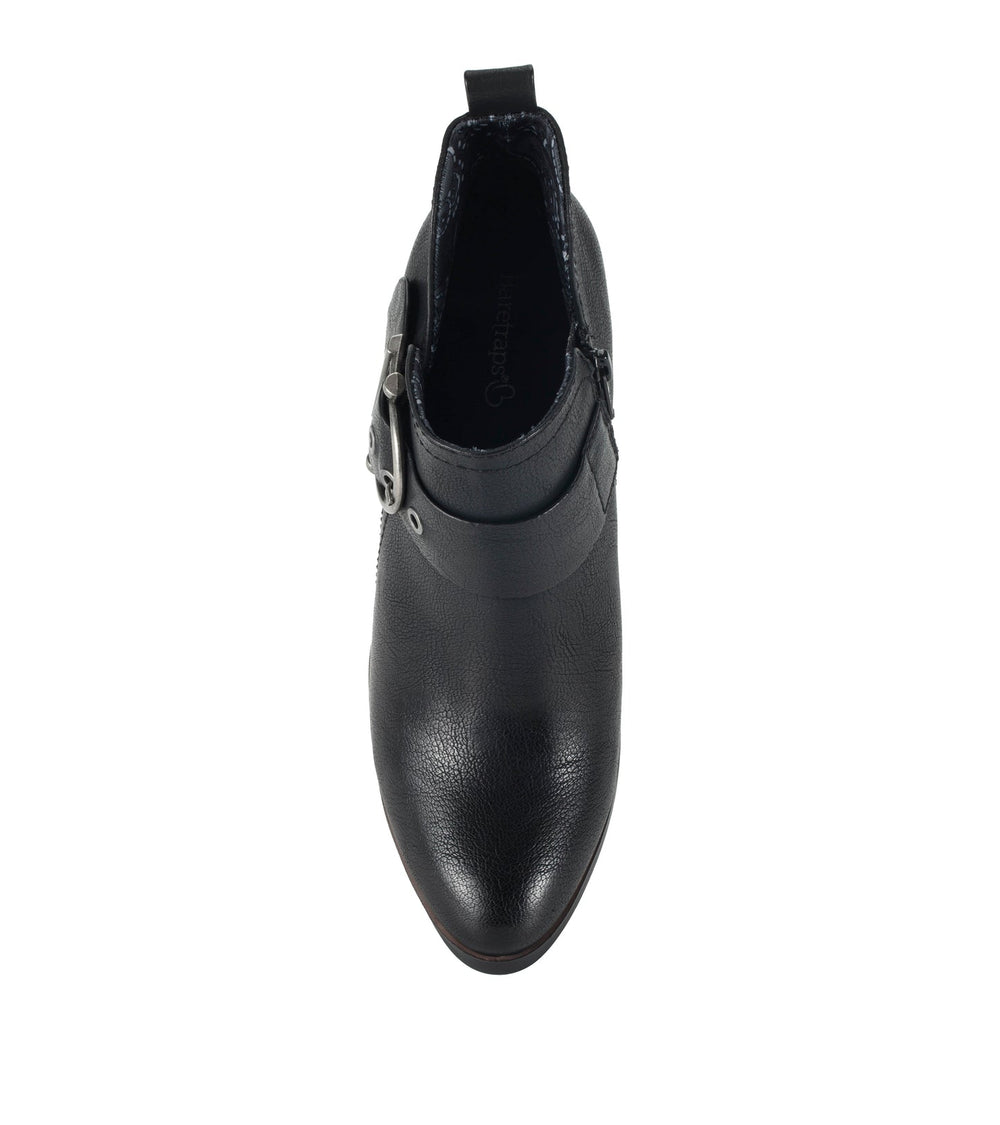 Karina Block Heel Ankle Bootie Black - Women