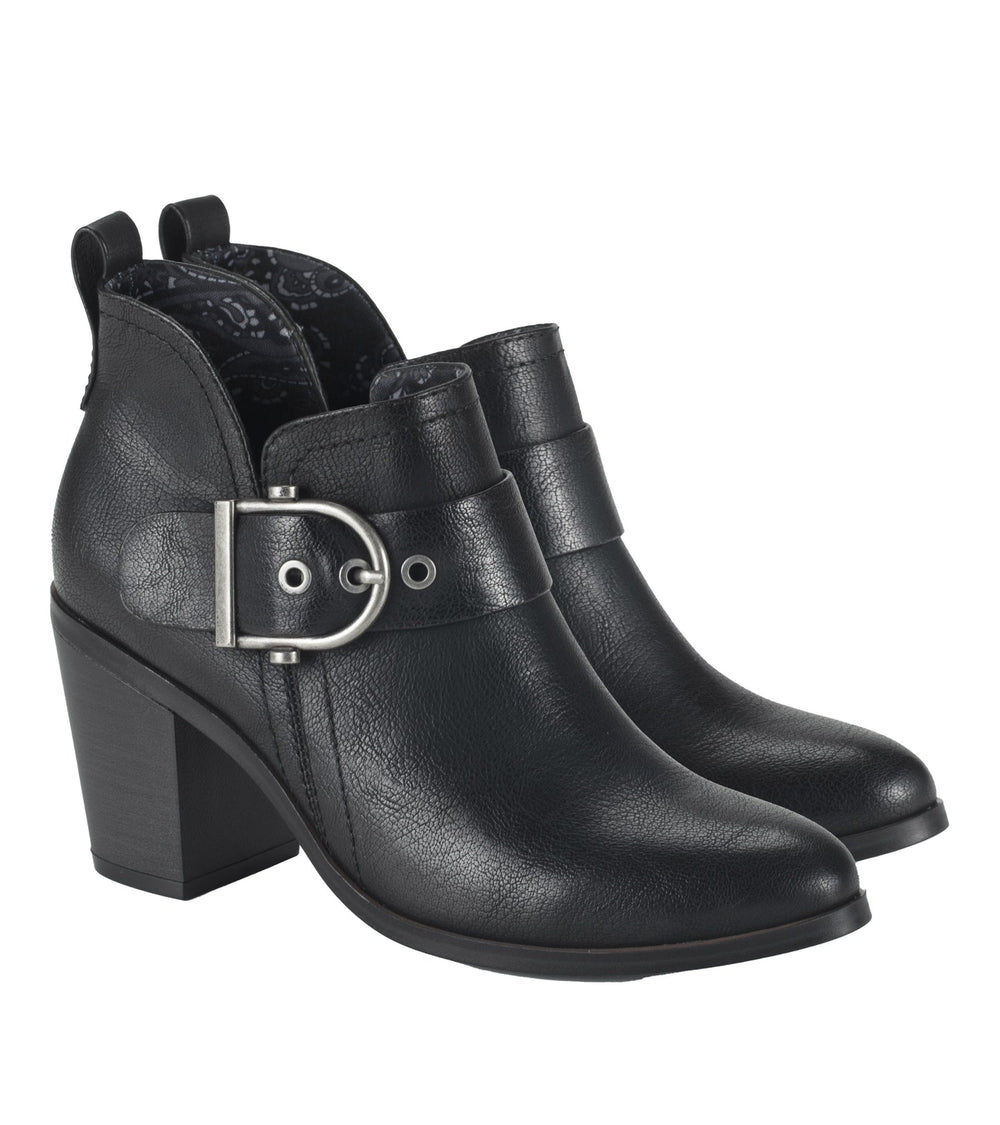 Karina Block Heel Ankle Bootie Black - Women