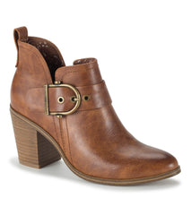 Karina Block Heel Ankle Bootie Brown - Women