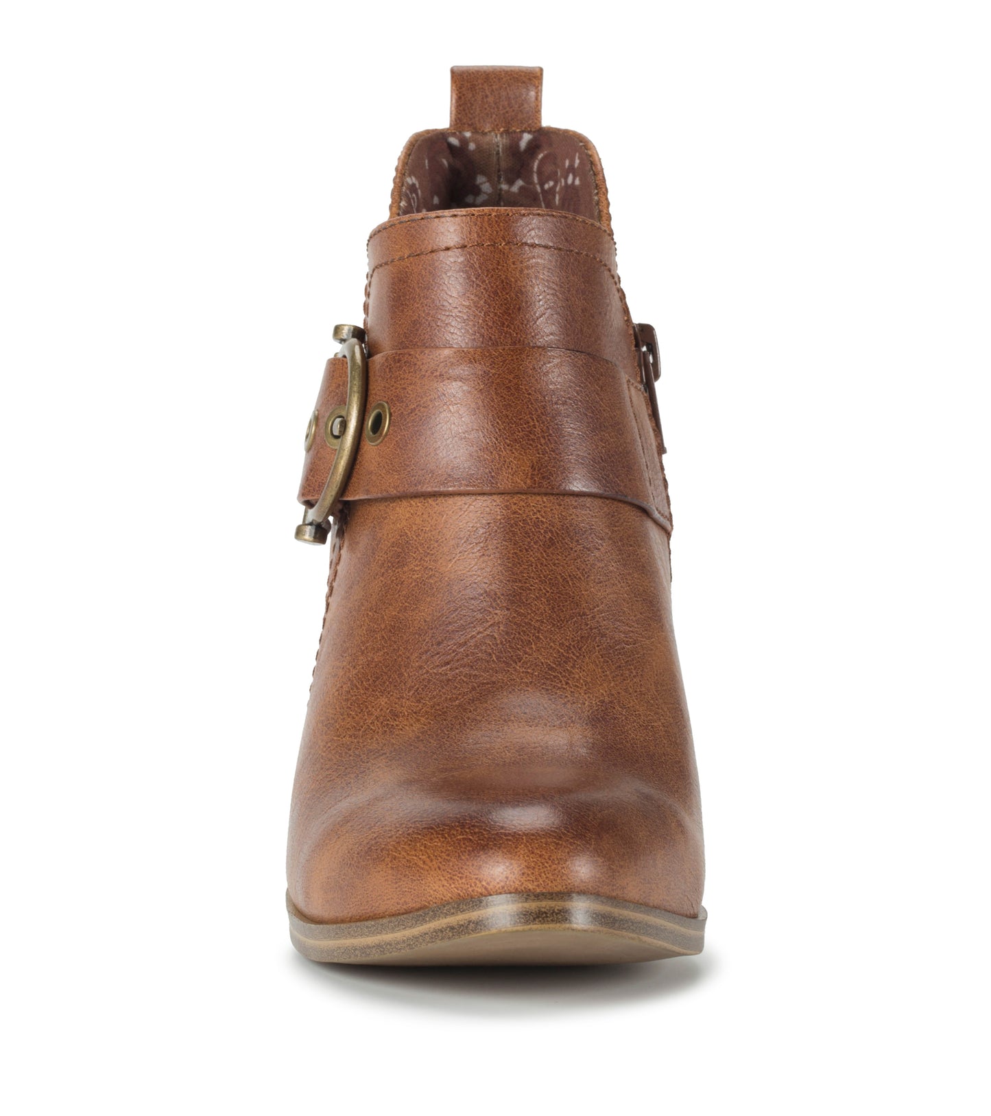 Karina Block Heel Ankle Bootie Brown - Women