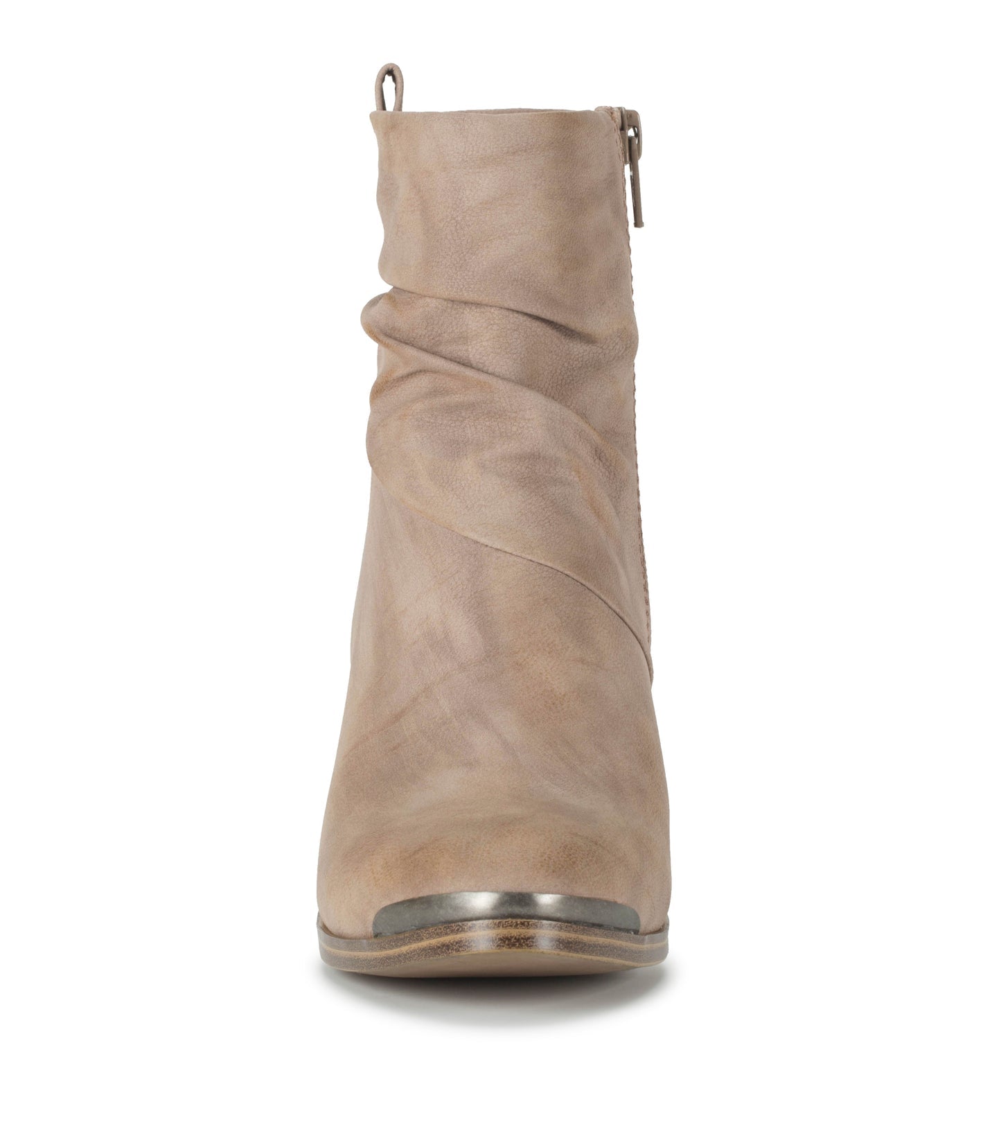 Katherine Block Heel Bootie Light Mushroom - Women