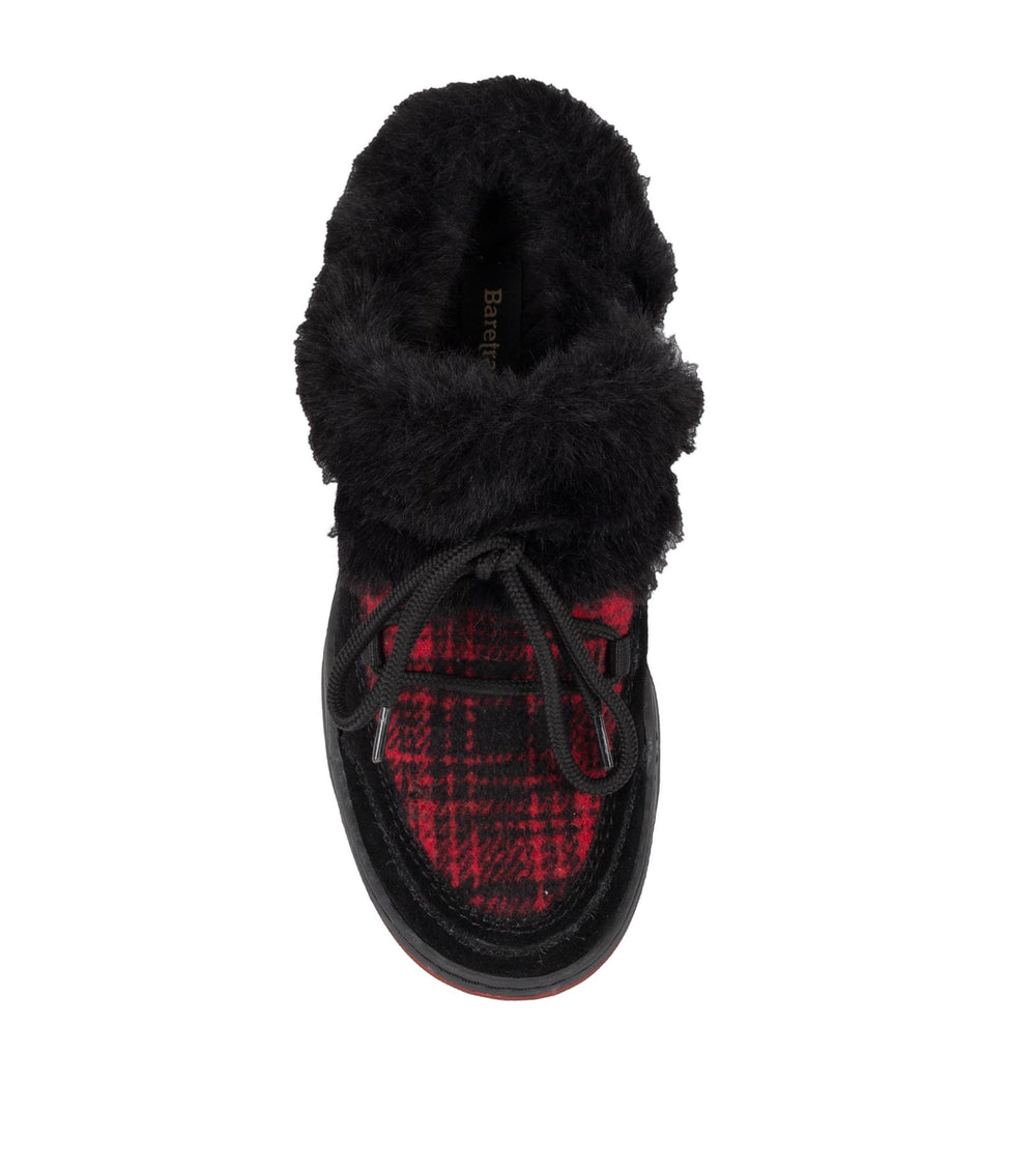 Landon Clog Slipper Black/Red - Women