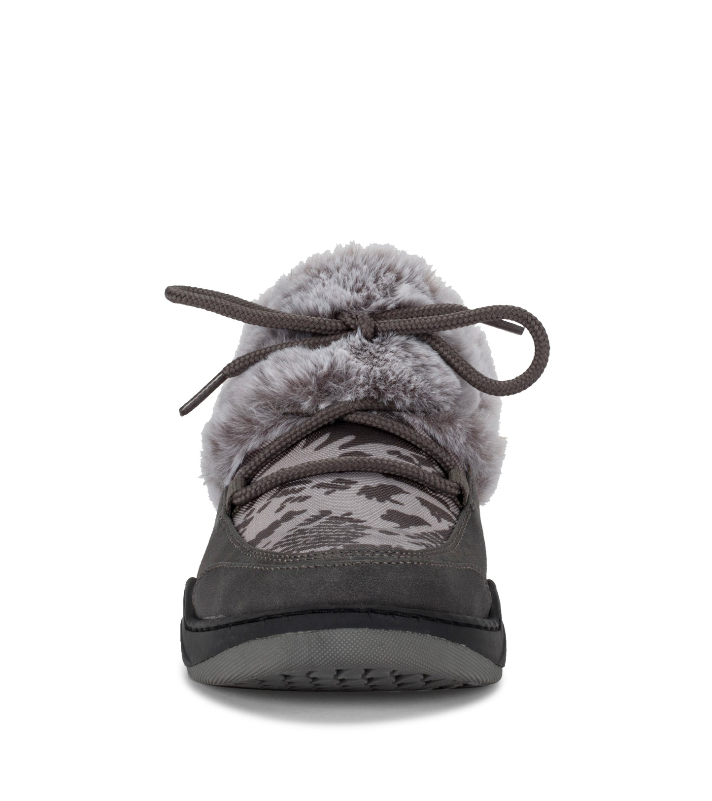 Landon Clog Slipper Dark Grey Zebra - Women