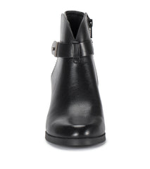 Lane Block Heel Bootie Black Croco - Women