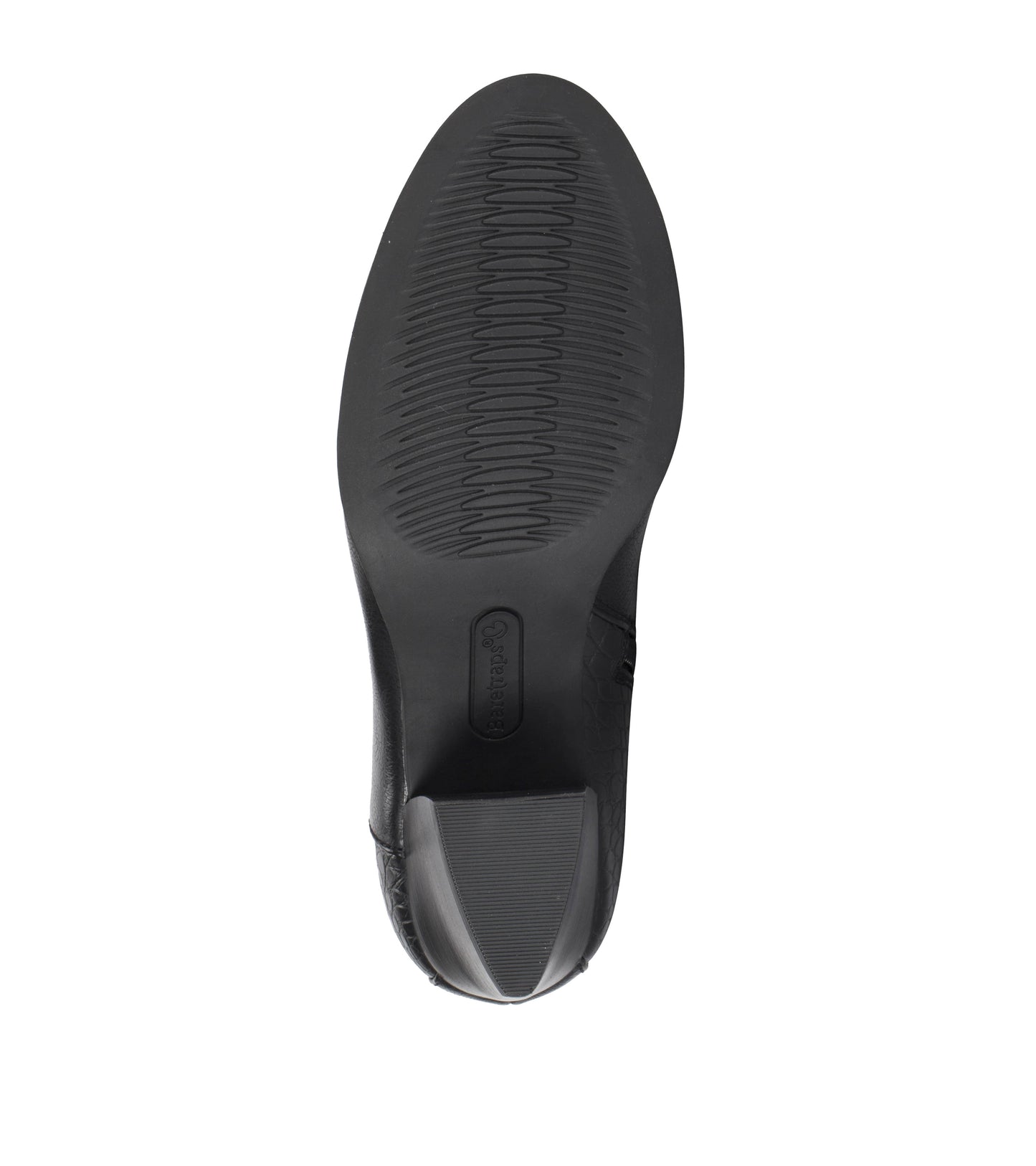 Lane Block Heel Bootie Black Croco - Women