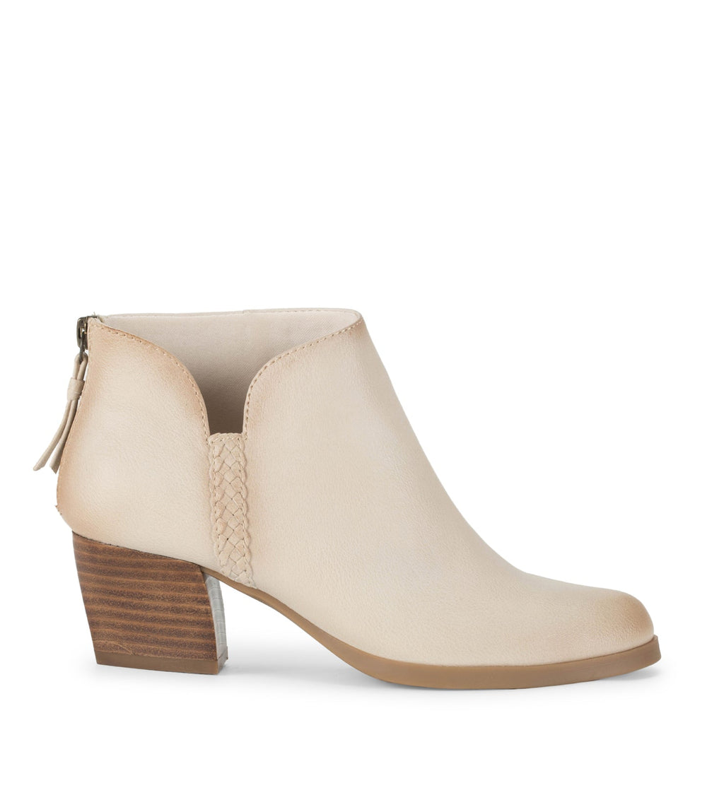 Lauryn Block Heel Ankle Bootie Milkyway - Women