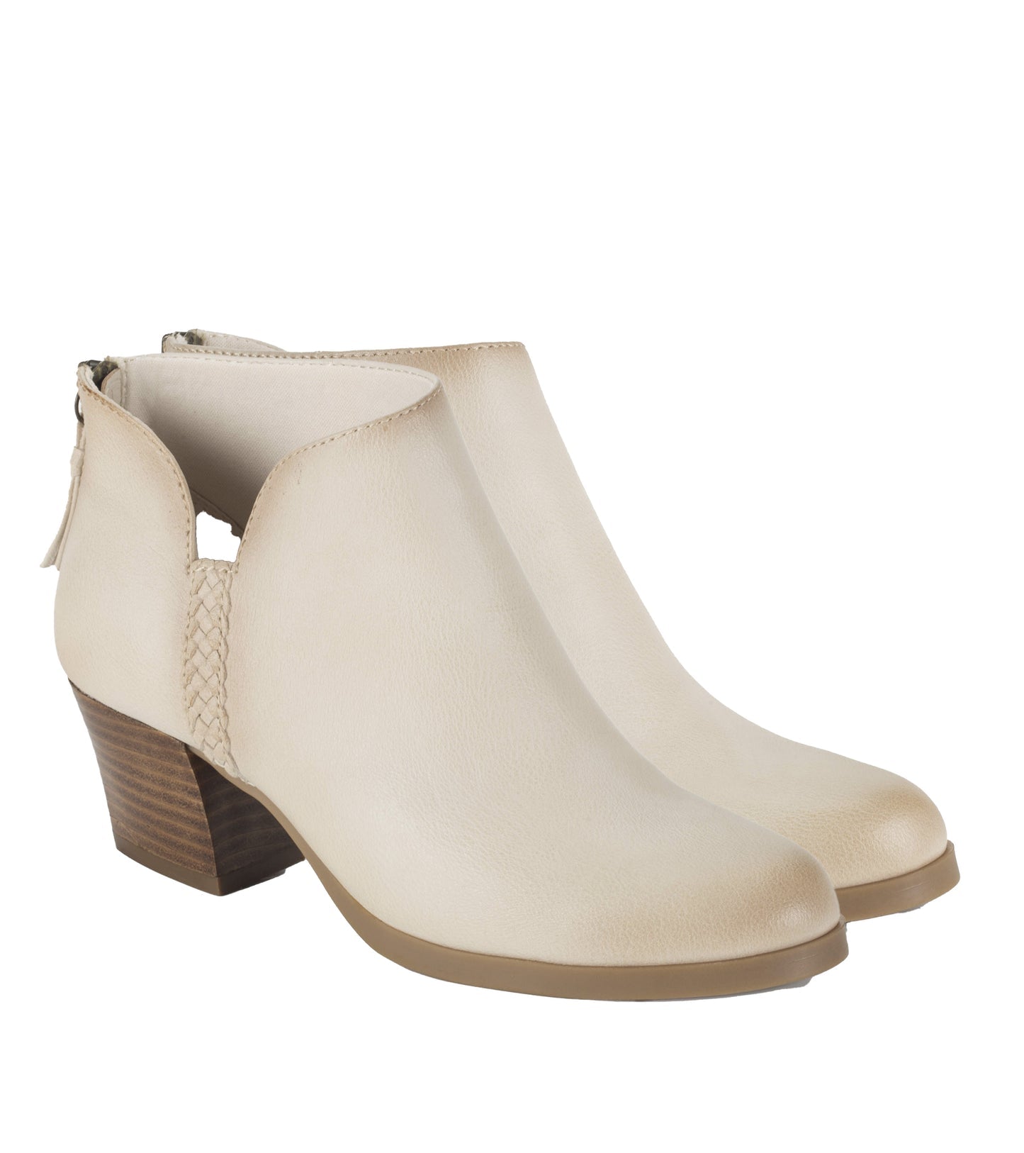 Lauryn Block Heel Ankle Bootie Milkyway - Women