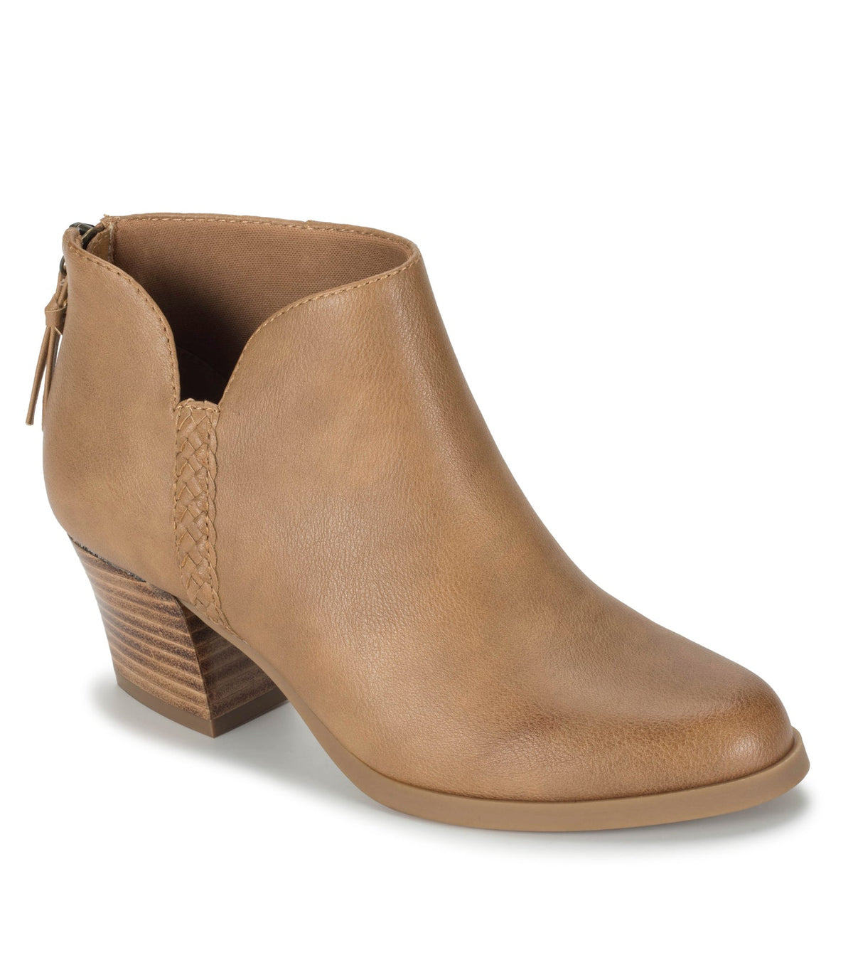 Lauryn Block Heel Ankle Bootie Salted Caramel - Women