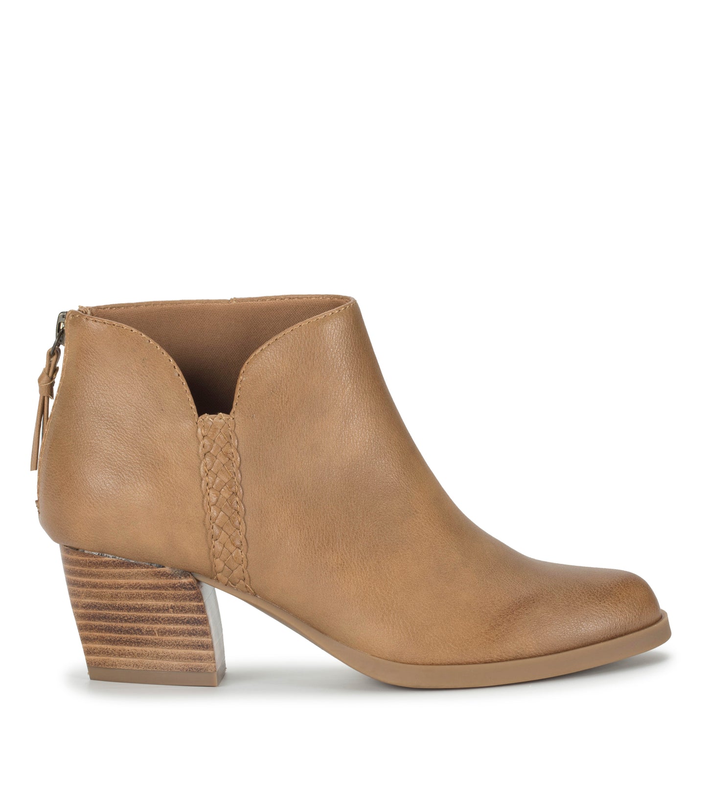 Lauryn Block Heel Ankle Bootie Salted Caramel - Women