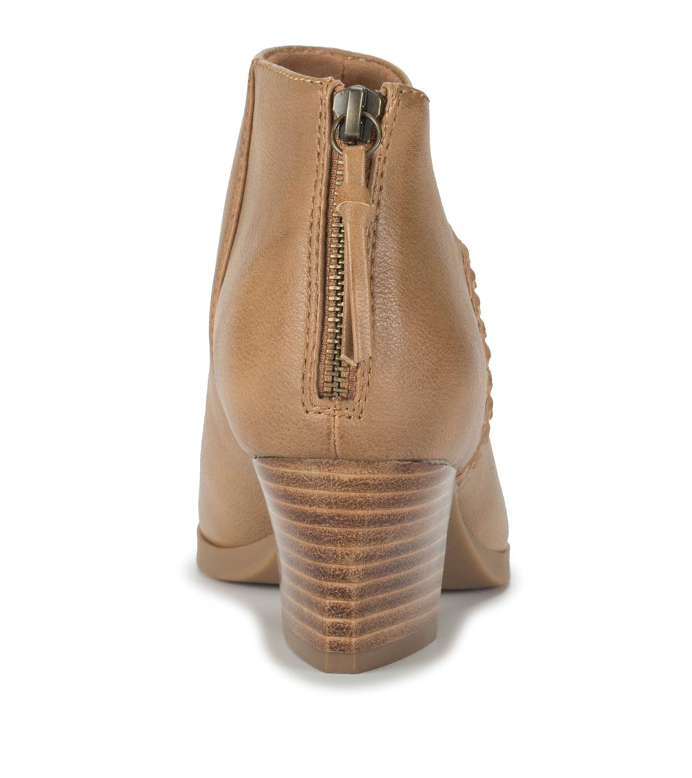 Lauryn Block Heel Ankle Bootie Salted Caramel - Women