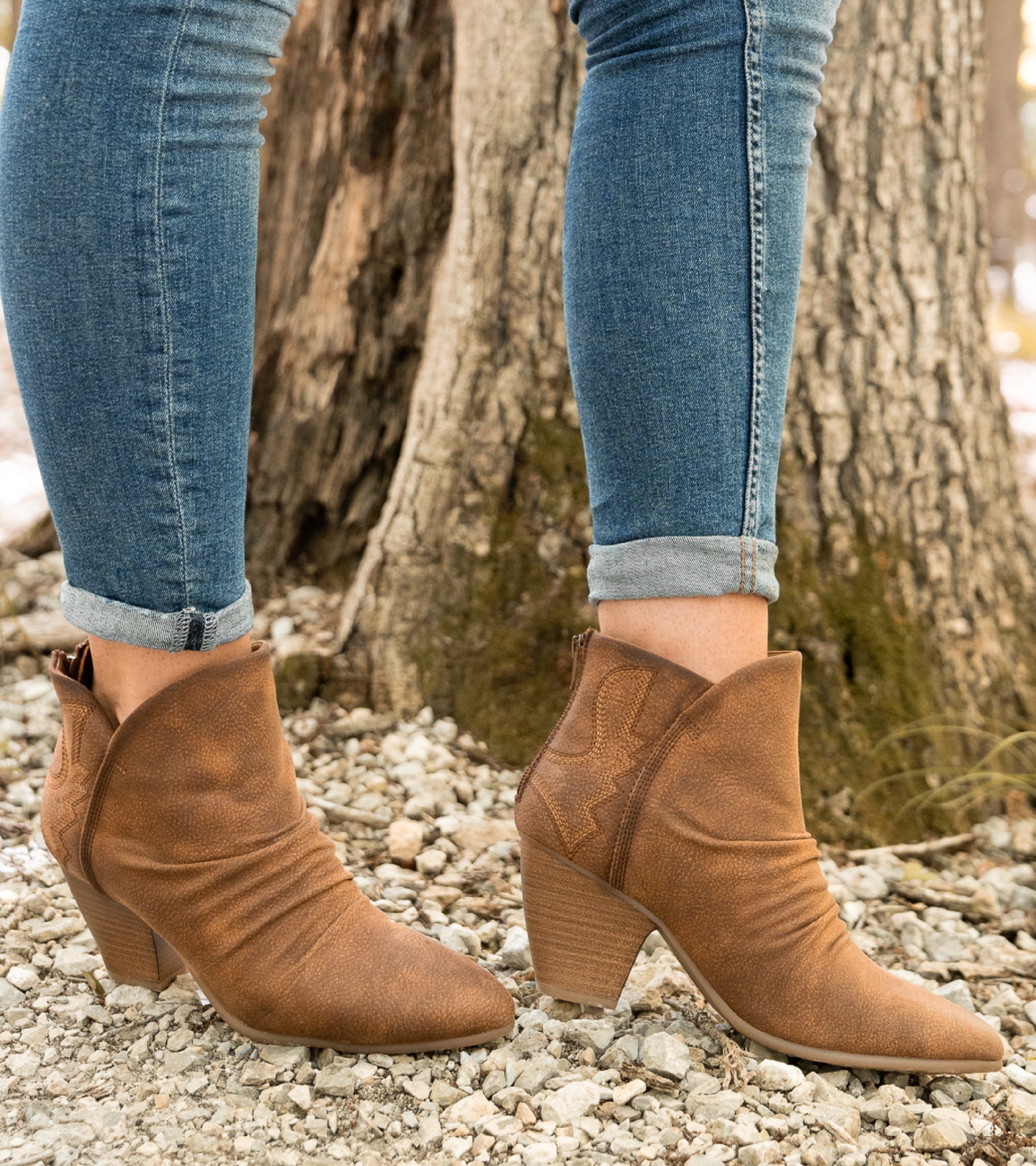 Leanna Bootie Cashew - Women