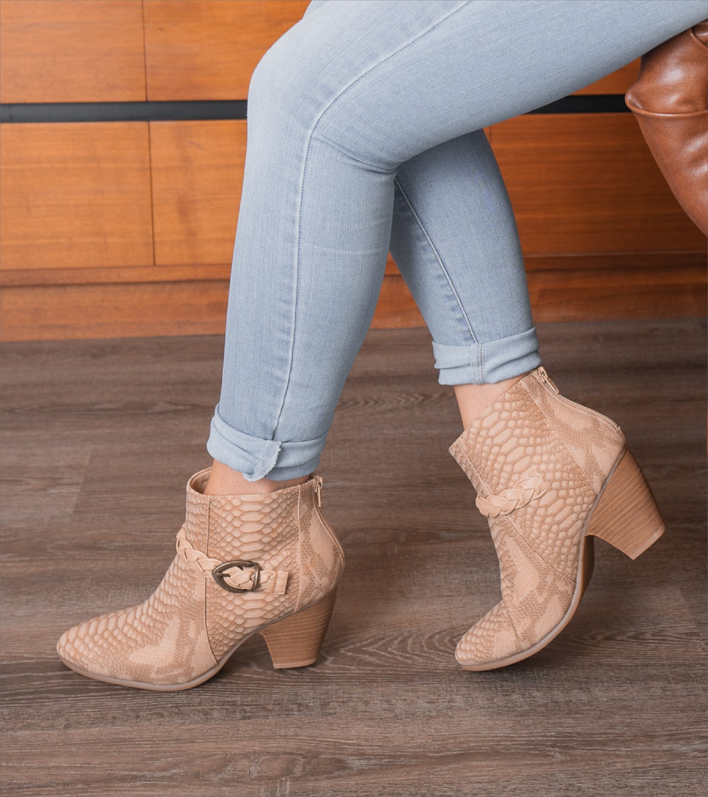 Ledell Bootie Camel - Women