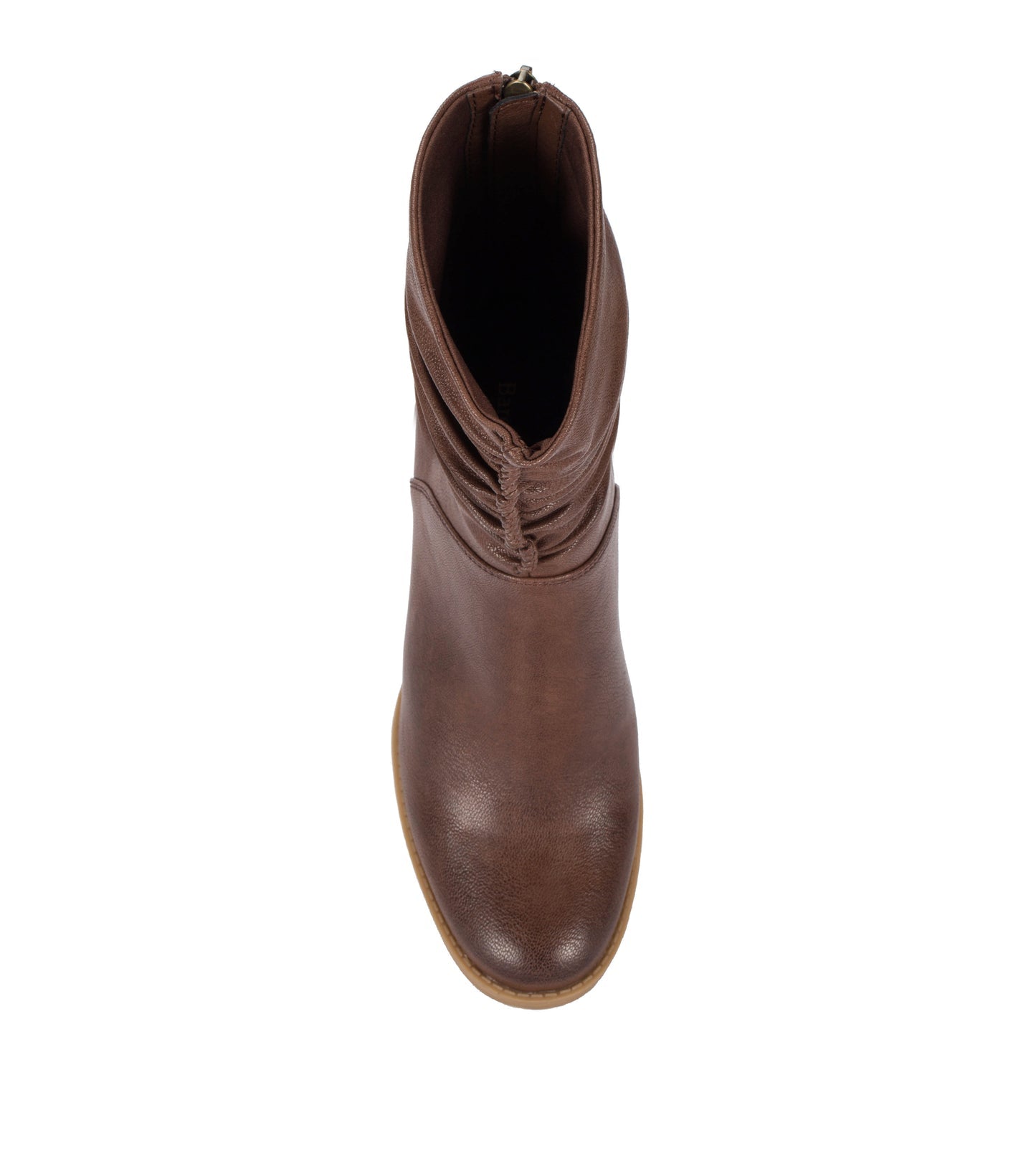 Leslie Block Heel Slouch Boot Brush Brown - Women
