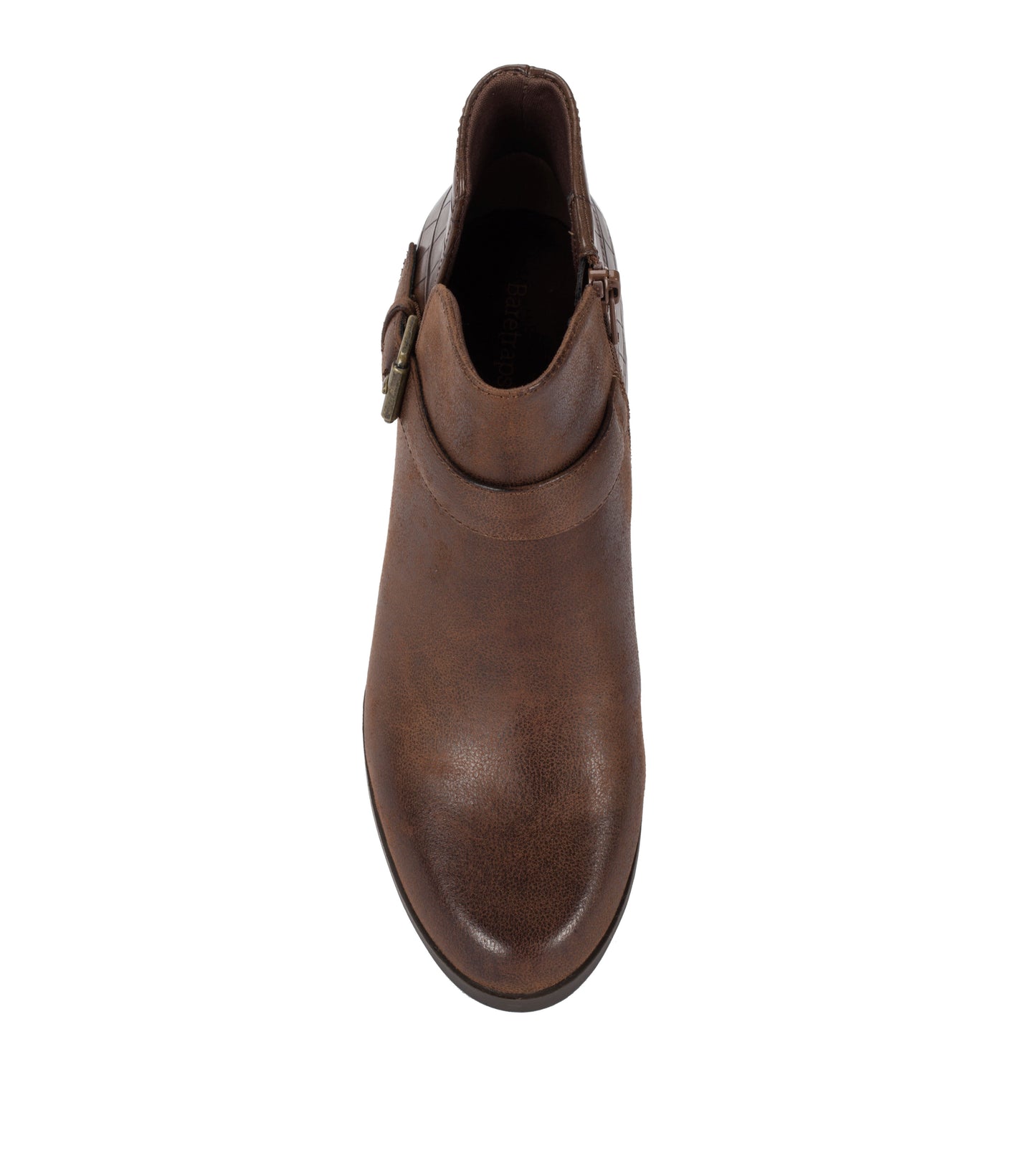 Lexis Block Heel Bootie Brush Brown Croco - Women