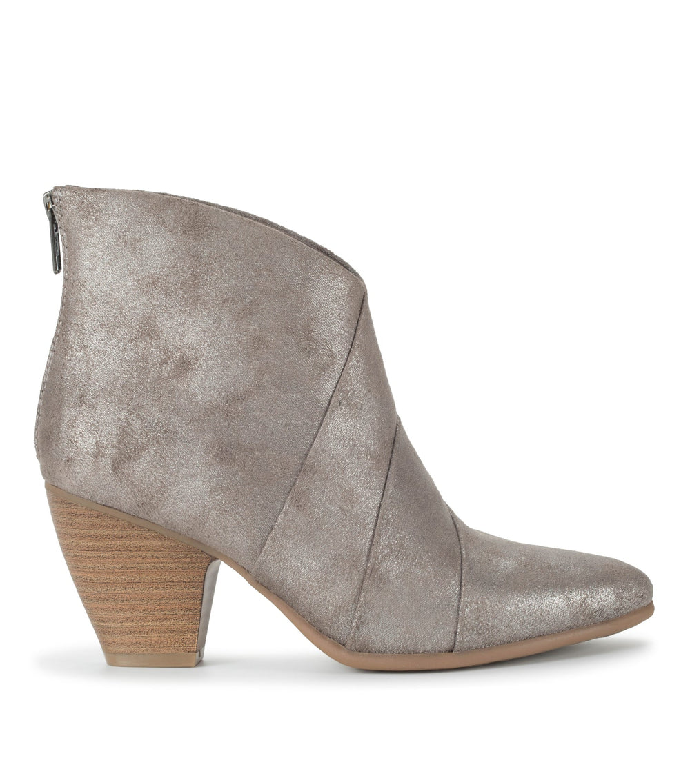 Liberty Block Heel Bootie Gunmetal - Women