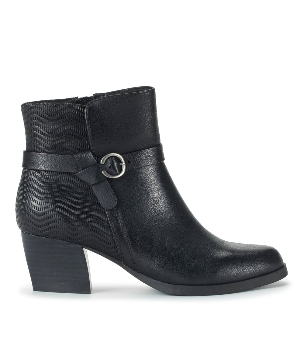 Linda Block Heel Bootie Black - Women